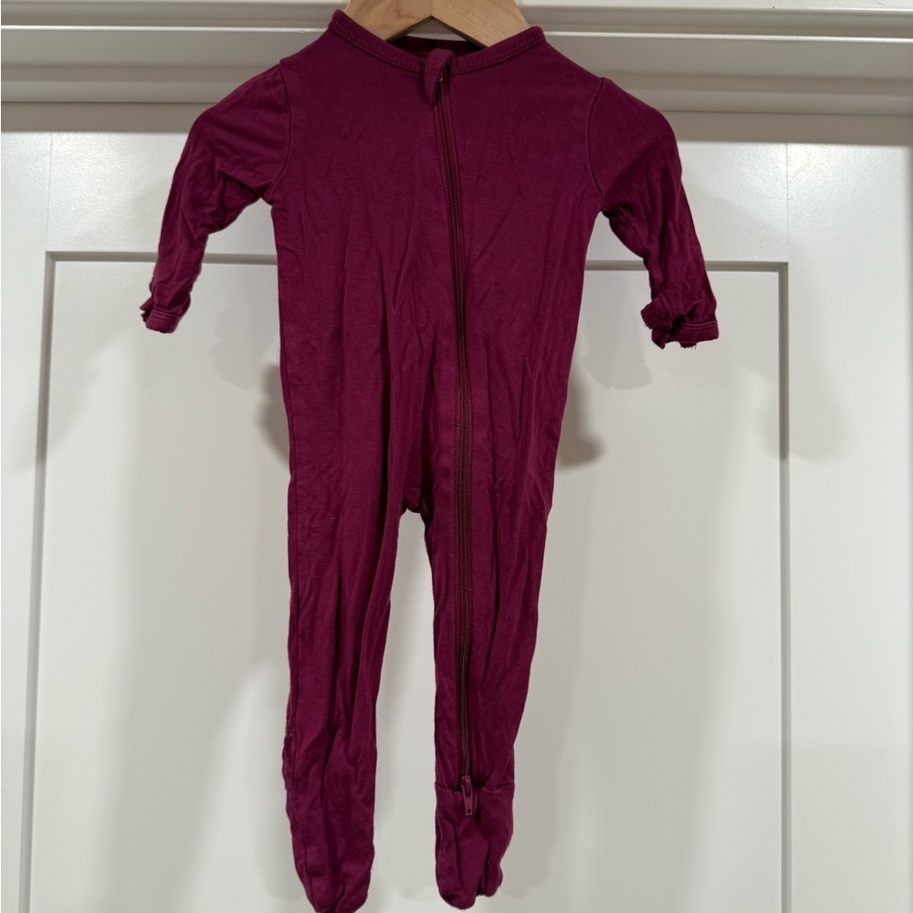 Kyte Baby Zippered Footie in Mulberry